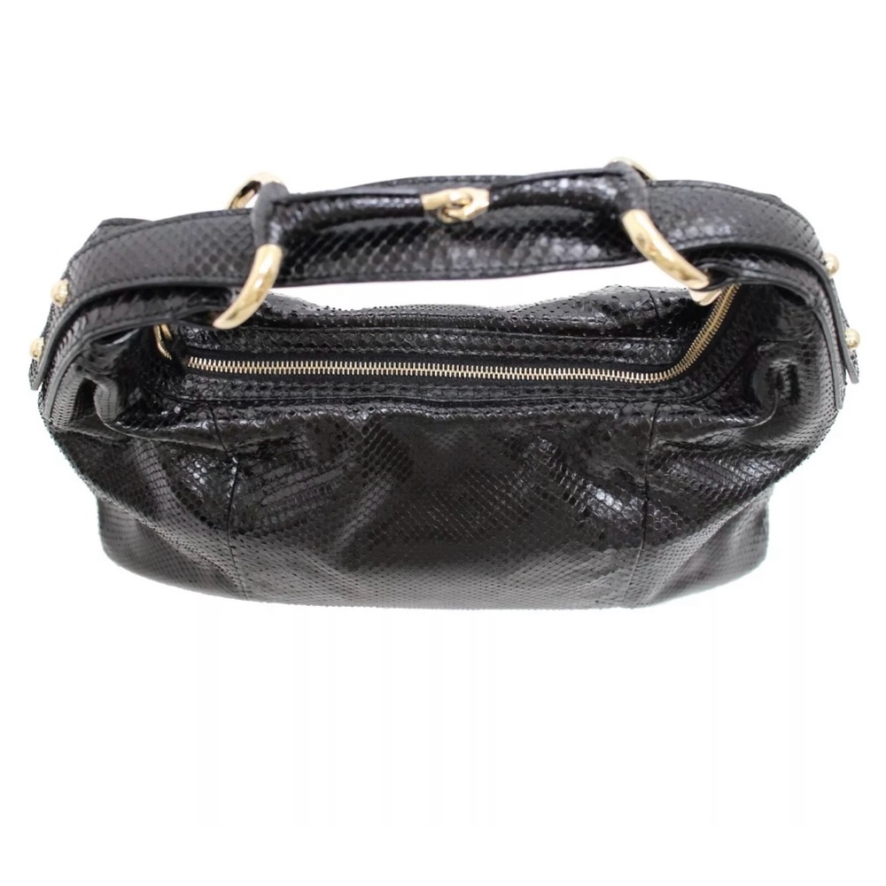 ❌SOLD❌GUCCI
Python Small Horsebit Chain Hobo Black - Picture 4 of 9